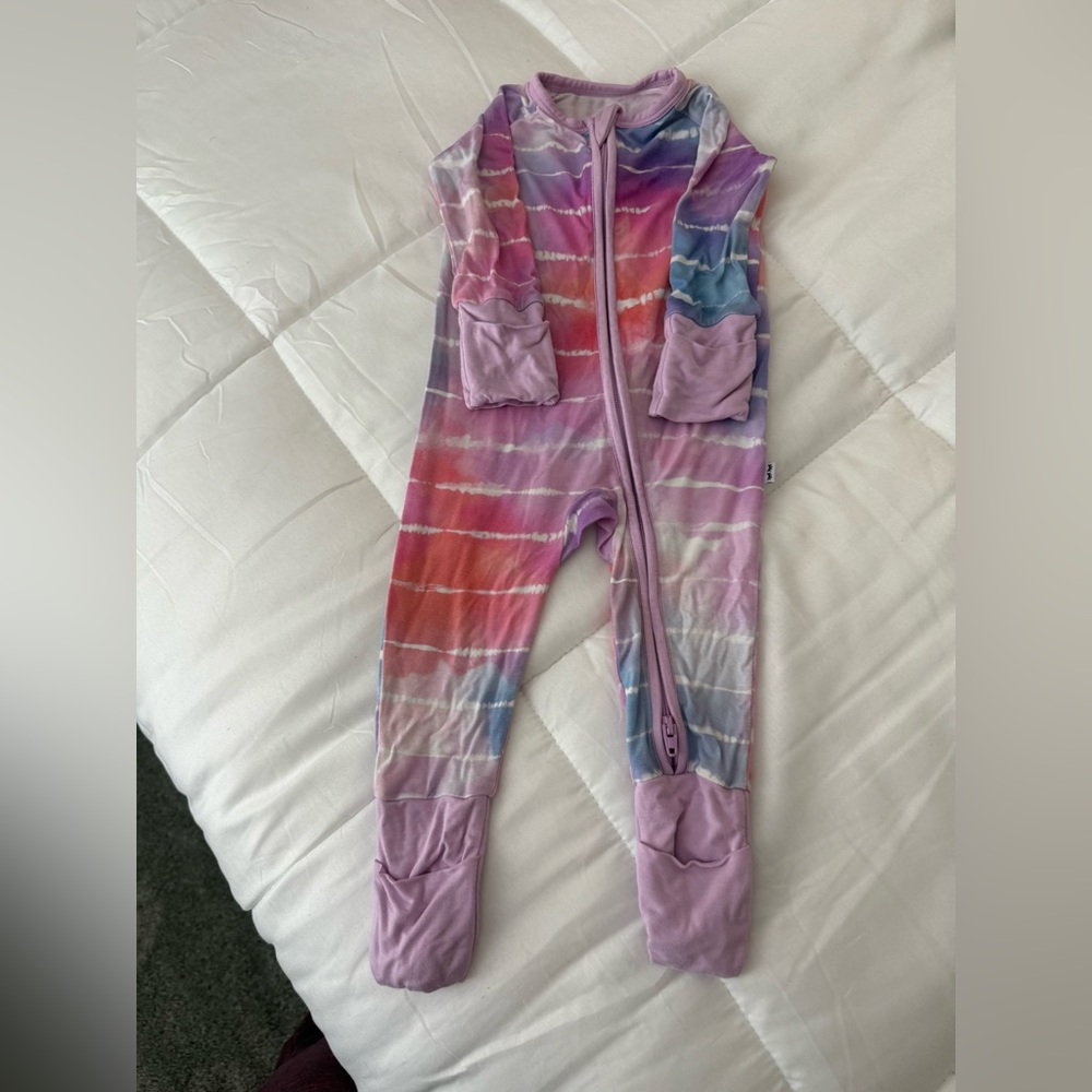 Little Sleepies Pastel Tie Dye Dreams